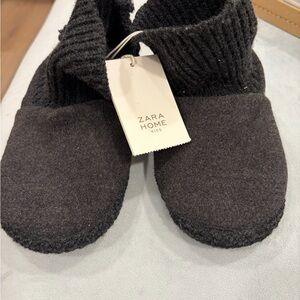 Zara Home Kids dark grey Slippers